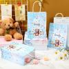 16 Pack Bear Baby Shower Bags with Handles - Party Bags with Bear, Star, Flower Designs for Kids Birthday and Baby Shower Favors view 4