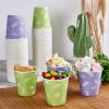 LITOPAK 600 Pack 5 oz Small Disposable Cups, Disposable Paper Cups, Mini Paper Cups, Colorful Disposable Mouthwash Cups for Parties, Picnics, Barbecues, Travel, and Events view 3