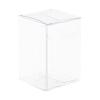 BENECREAT 40Pcs Clear PVC Gift Boxes, 1.5x1.5x2.3 Small Favor Box for Wedding, Party, Candy, Cupcakes & Treat Packaging view 1