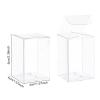 BENECREAT 40Pcs Clear PVC Gift Boxes, 1.5x1.5x2.3 Small Favor Box for Wedding, Party, Candy, Cupcakes & Treat Packaging view 2
