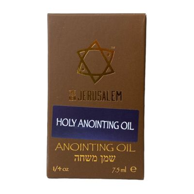 Holy Anointing Oil from Israel, Holy Spiritual Oils Bottles from Jerusalem Blessed, Handmade with Natural Ingredients and Blessed for Wedding Ceremony, Religious Use, 0.25 Fl Oz