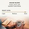 Peet's Coffee, Dark Roast Keurig K-Cup Pods, 100% Arabica Coffee - House Blend 88 Count (4 Boxes of 22 Pods) view 3
