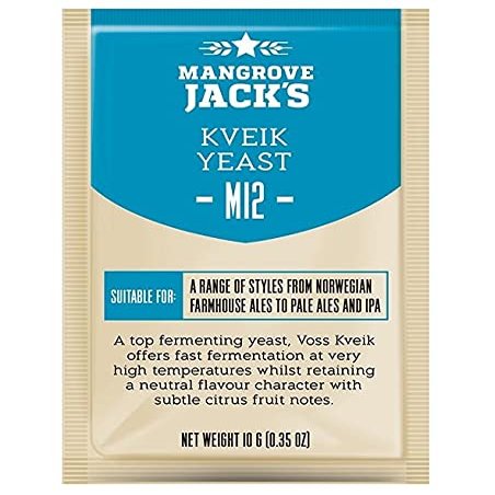 2x Mangrove Jacks Craft Series Yeast M12 Kveik (10g)