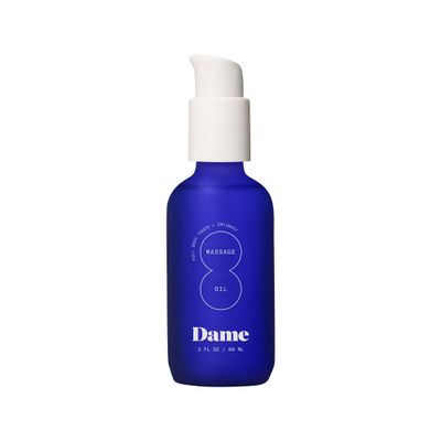 Dame Products Massage Oil for Women - Relaxing Body Oil for Massaging - Natural Sandalwood and Cardamom Scent