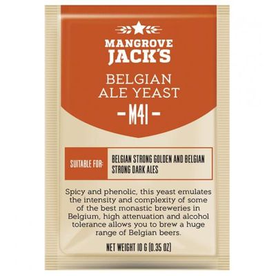 2x Mangroves Jack's Craft Series Yeast M41 Belgian Ale (10g)