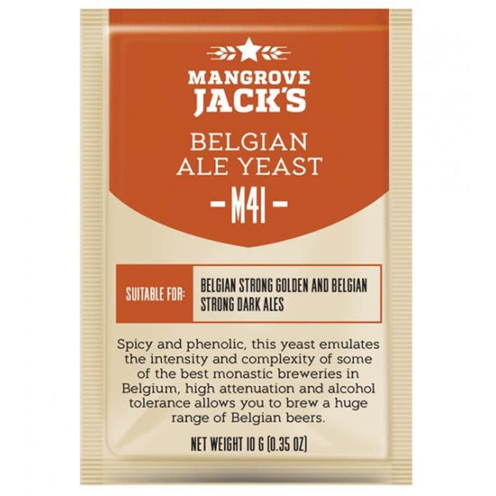 2x Mangroves Jack's Craft Series Yeast M41 Belgian Ale (10g)