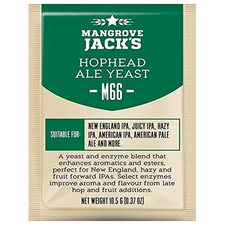 3x Mangrove Jack's Craft Series Yeast M66 Hophead Ale Yeast 10.5g