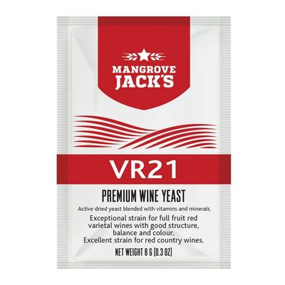 5x Mangroves Jack's Wine Yeast - VR21 8g