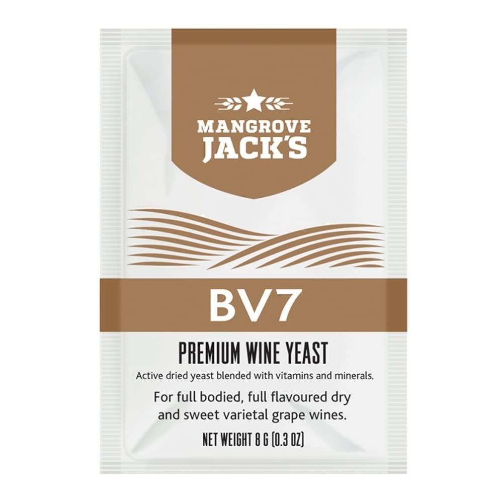 10x Mangrove Jack's Wine Yeast - BV7 8g