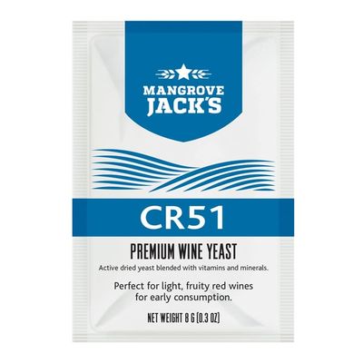 5x Mangrove Jack's Wine Yeast - CR51 8g
