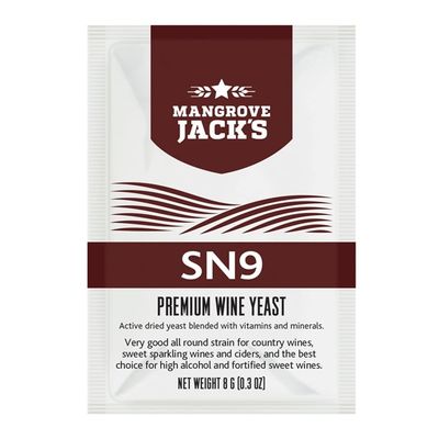 5x Mangrove Jack's Wine Yeast - SN9 8g
