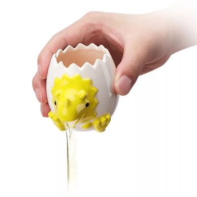 Ana's Fun Dino Triceratops Egg Separator (Yellow)