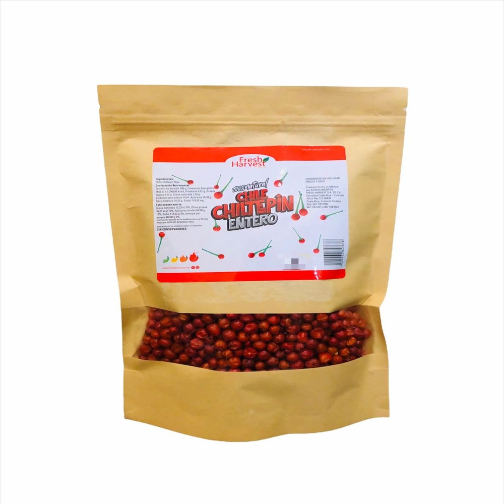 Whole Dried Chiltepin Chili  0.5 lb (8 oz) Mexican Peppers for Authentic Spice - Fresh Harvest