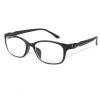 MIRYEA Nearsighted Distance Glasses For Men Women Retro Myopia Eyeglasses Short Sighted Eyewear Anti Blue Light Spectacles (Black, -0.5, diopters) view 2