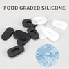 18 Pairs Eyeglass Nose Pad Covers, Anti Slip Eyeglasses Nose Pad Silicone Nose Pad Replacement for Screw-in Glasses Sunglasses Ultra Soft with Glasses Clean Cloth (Small, White) view 4