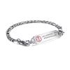 LinnaLove medical alert bracelets for men women Stainless steel Interchangeable medical bracelets, free engraving (SMALL-8.5 inches-penicillin) view 1
