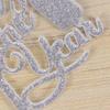 Cheers to The New Years Cake Topper Happy New Year Cupcake Picks Fruit Picks Cake Decoration for New Years Eve Party Supplies - Silver view 2