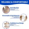1000 PCS SunnyCare TPE Food Service Gloves, Powder Free (Non Nitrile Vinyl Latex) X-Large view 3