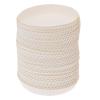 Cup Lids White Disposable Paper Cup Covers 100pcs 8CM for Travel Hotel Coffee Bar view 1