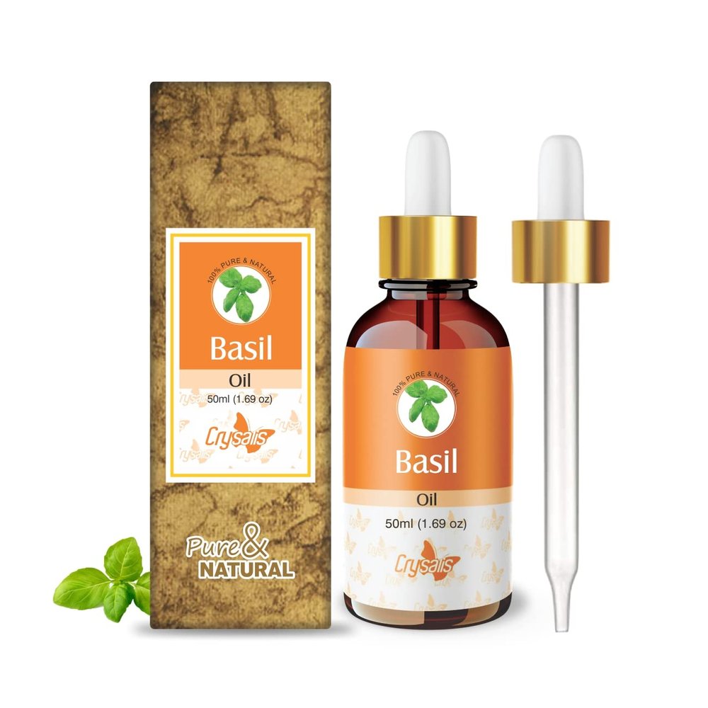Crysalis Basil (Ocimum basilicum) Oil - 3.38 Fl Oz (100ml)