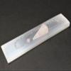 1 Pieces Rose Quartz Gemstone Pendulum with Chain, Facated (Crystal Reiki) view 4