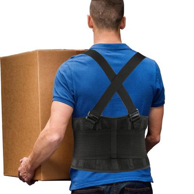ABACKH Back Brace Lumbar Back Support Belt for Women and Men - Lower Back Pain Relief - Heavy Lifting Support with Removable Adjustable Belt for Moving and Warehouse,XL/2XL(37"-45")