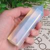 Acxico 1Pcs 90-100mm Opalite Quartz Obelisk Quartz Crystal Wand Point Reiki Healing view 2