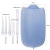 KYZETJD Silicone Enema Kit 2 L Enema Bag 6.3ft. Long Silicone Hose 3 Multi-Size Reusable Tips Controlled Water Flow for Colon Detox Cleanse Enemas view 2