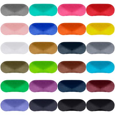 100 Pack Blindfolds Eye Mask for Games with Nose Pad Disposable Soft Eye Cover for Party Sleep Women Men Travel (Multi Color)