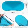 100 Pack Blindfolds Eye Mask for Games with Nose Pad Disposable Soft Eye Cover for Party Sleep Women Men Travel (Multi Color) view 2