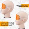 100 Pack Blindfolds Eye Mask for Games with Nose Pad Disposable Soft Eye Cover for Party Sleep Women Men Travel (Multi Color) view 3