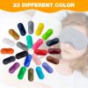 100 Pack Blindfolds Eye Mask for Games with Nose Pad Disposable Soft Eye Cover for Party Sleep Women Men Travel (Multi Color) view 4