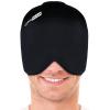 ComfiTECH Head Ice Pack Wrap Cold Cap Cooling Gel Hat, Large, Black view 1
