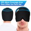 ComfiTECH Head Ice Pack Wrap Cold Cap Cooling Gel Hat, Large, Black view 3