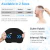 ComfiTECH Head Ice Pack Wrap Cold Cap Cooling Gel Hat, Large, Black view 4