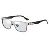 Transition Photochromic Reading Glasses Men Safety Sports Square Sunglasses Readers Fashion Anti UV Ray Eyestrain (grey, 2, multiplier_x) view 3