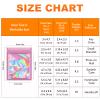 100 Pieces Resealable Mylar Bags, Small Holographic Packaging Bags, Smell Proof Mylar Bags for Food Storage/Jewelry/Eyelash for Small Business (Pink, 6.3x9.4 Inch) view 3