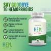 Hem Healer Hem Rescue Hemorrhoid Treatment Supplement - All Natural, Reduces Discomfort & Swelling, Boosts Blood Flow, Oral Botanical Blend, Made in USA - (1 Bottle Pack) view 2