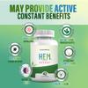 Hem Healer Hem Rescue Hemorrhoid Treatment Supplement - All Natural, Reduces Discomfort & Swelling, Boosts Blood Flow, Oral Botanical Blend, Made in USA - (1 Bottle Pack) view 3