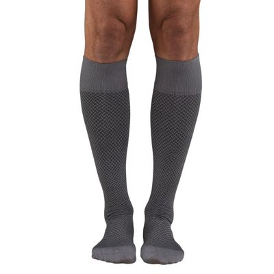 Dr. Comfort Everyday Style Basketweave 15-20 mmHg Unisex Compression Support Socks