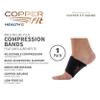 Copper Fit CFACBP Health Unisex Arch Relief Plus with Built-In Orthotic Support, Black view 2