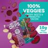 Baked Organic Beet & Yacon Crisps by GOOD CHIPS! Crispy, Crunchy, Oil-Free, No Added Salt, Organic, High Fiber, Prebiotic Superfood, Healthy Vegan Snack - 0.7 oz bags - Pack of 12 view 3
