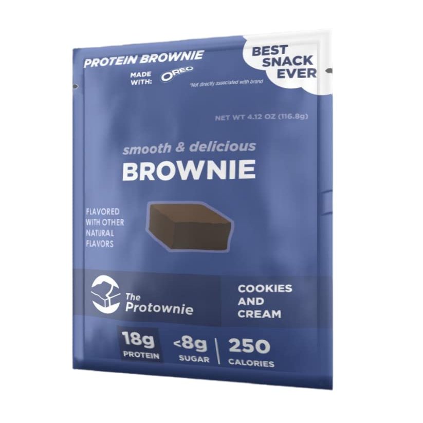 Protein Brownies (Cookies and Cream, 10 Pack)