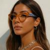 2SeeLife Premium Cat Eye Reading Glasses for Women  NarrowMedium Fit, Sturdy Frame, Spring Hinges, Stylish Funky Readers, Honey Yellow, +3.00 view 3