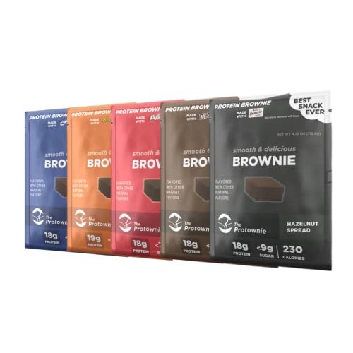 Protein Brownies (Variety Flavors, 10 Pack)