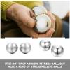 EXCEART 2pcs Stainless Massage Hand Exercise Therapy Tools for Muscle Relaxation and Portable Design for Home Office Use view 2