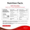 Red Delight Milk Chocolate Snack Bars - Pack of 24 Diamond-Shaped Milk Chocolates (22.08oz) with Rich Cocoa Flavor - European-Style Dark Chocolates - No Added Sugar, Gluten-Free and Kosher Certified view 2
