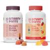 SmartyPants Women's and Kids Multivitamin Gummies Bundle: Omega 3 Fish Oil (EPA/DHA), Methylfolate, CoQ10, Vitamin D3, C, Vitamin B12, B6, A, K & Zinc, Gluten Free (30 Day Supply) view 1