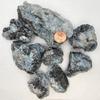 Apex Magnets Blue - Black Kyanite Rough Crystal Pieces- 1/2" - 4 1/2" Approx. - 1 Kg Bulk Lot view 2
