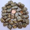 Apex Magnets Dalmation Jasper - Tumbled - 1lb - 1/2 to 1 inch Pieces - Bulk Lot - lb Pound view 2